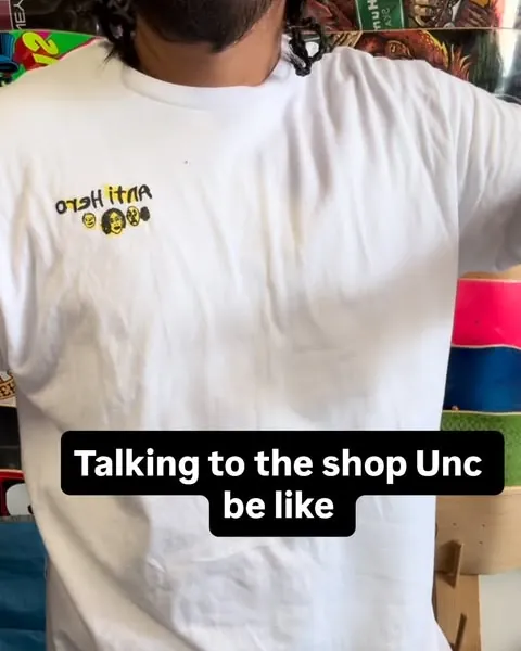 Instagram post: What’s unc talking about ?!😆🤣 #humboldtcounty #grind #skateshop