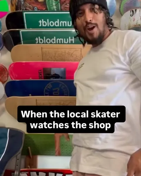 Instagram post: The boss don’t know I’m here today😅🤫😂